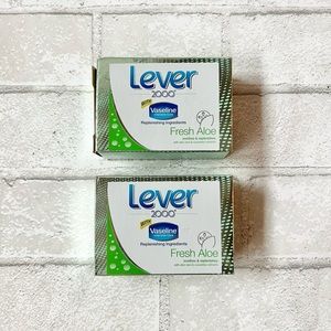 Vintage Lever 2000 Fresh Aloe & Cucumber bar soaps 2